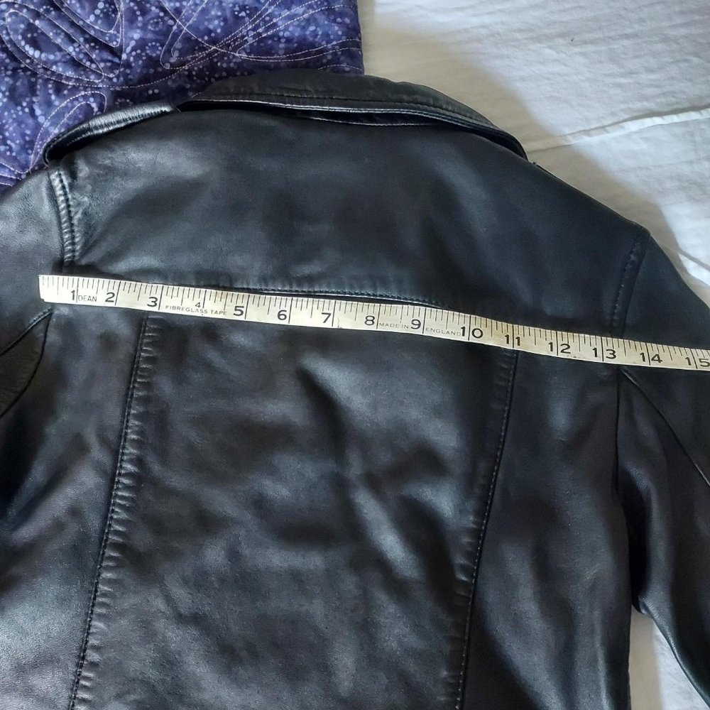 NWT All Saints Balfern Biker jacket, black, US 4 - Picture 15 of 16